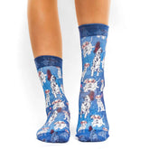 Wigglesteps Cool Dalmation 1 Paire De Chaussette Femme